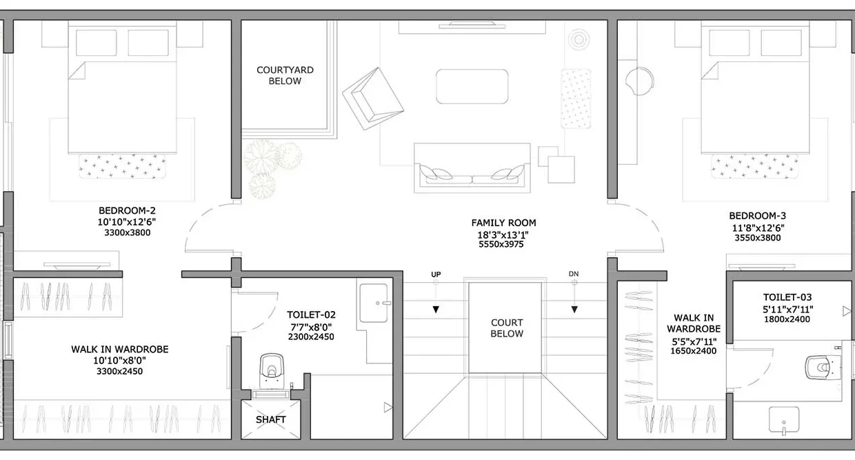 4-BHK-2460-First-Floor-Assetz-Soul-Soil